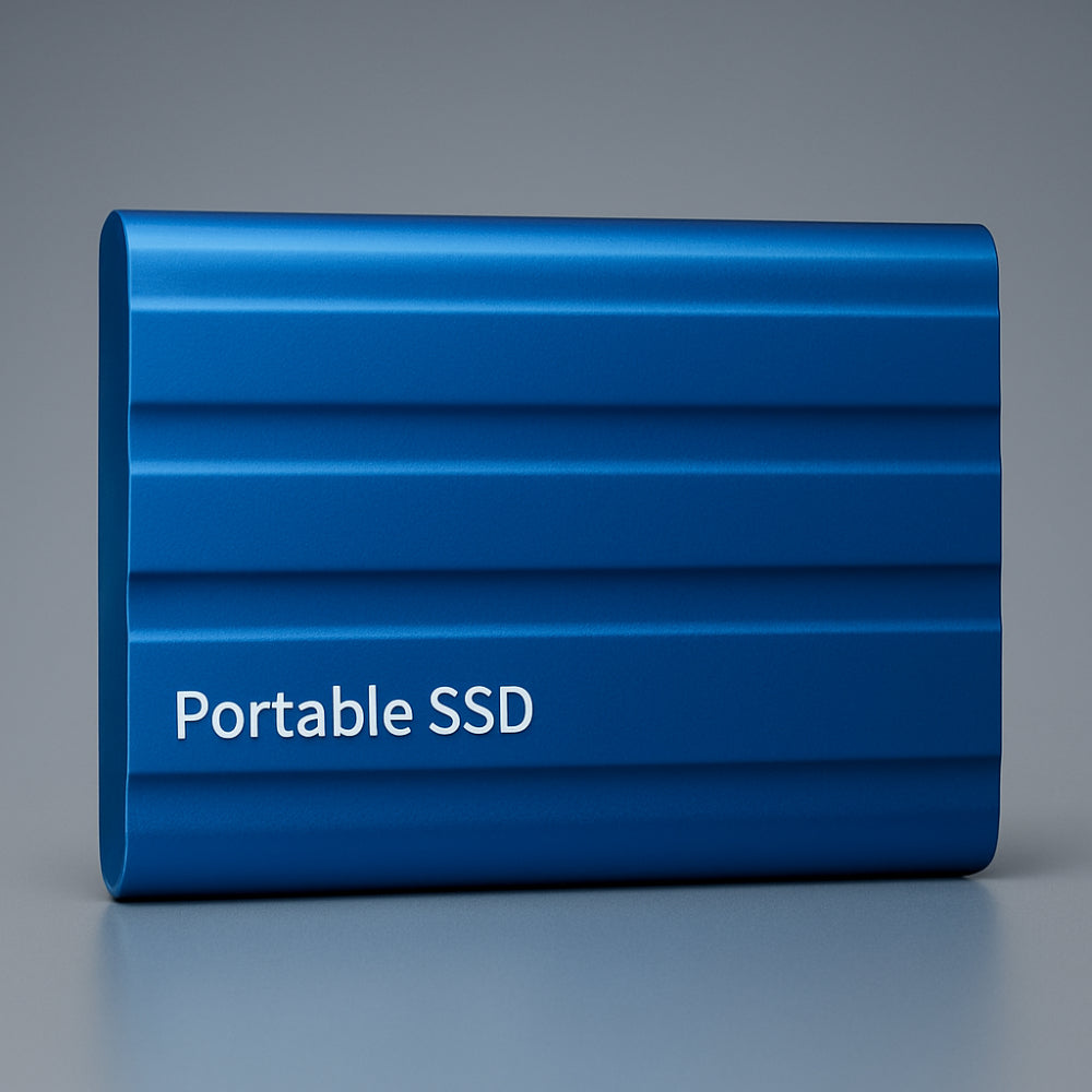 Portable SSD External Drive with Metal Enclosure for Fast Data Transfer