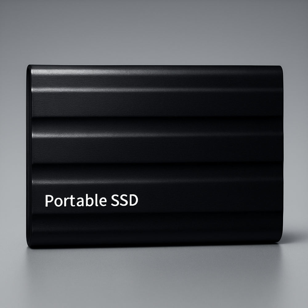 Portable SSD External Drive with Metal Enclosure for Fast Data Transfer