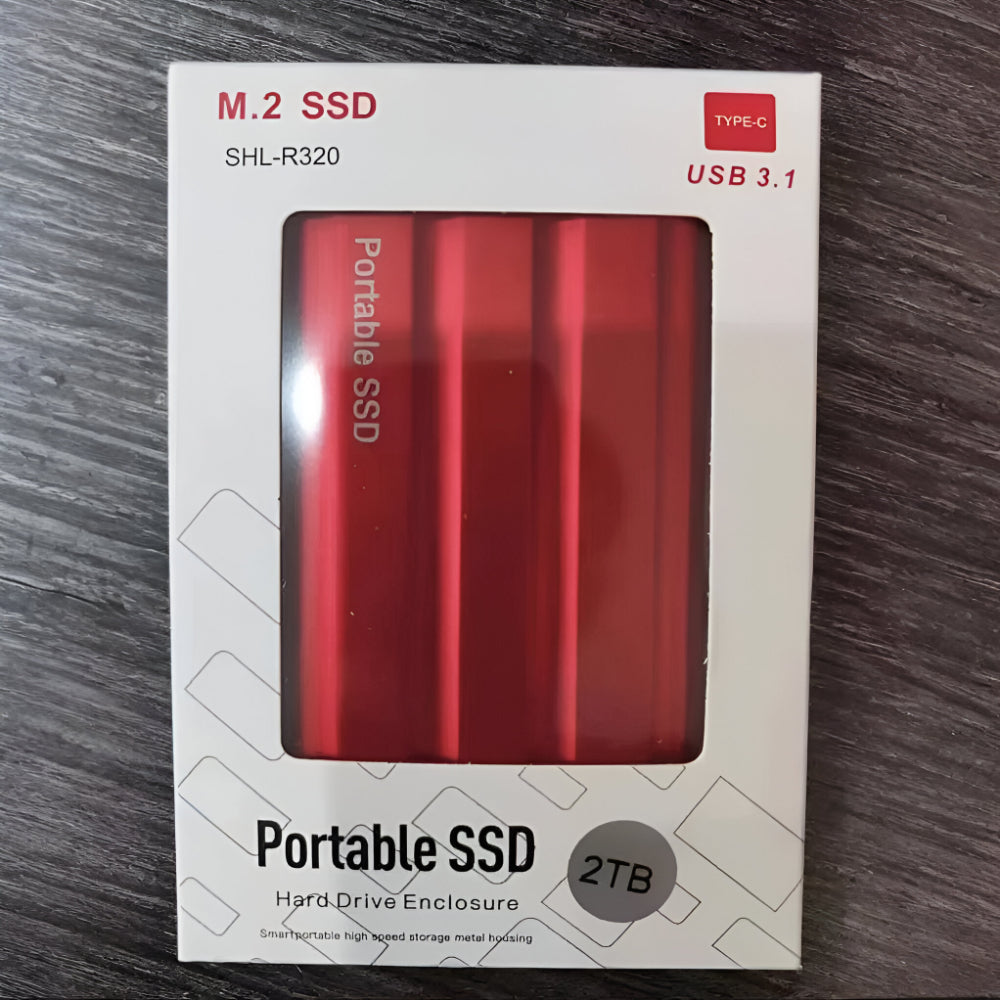 Portable SSD External Drive with Metal Enclosure for Fast Data Transfer 7