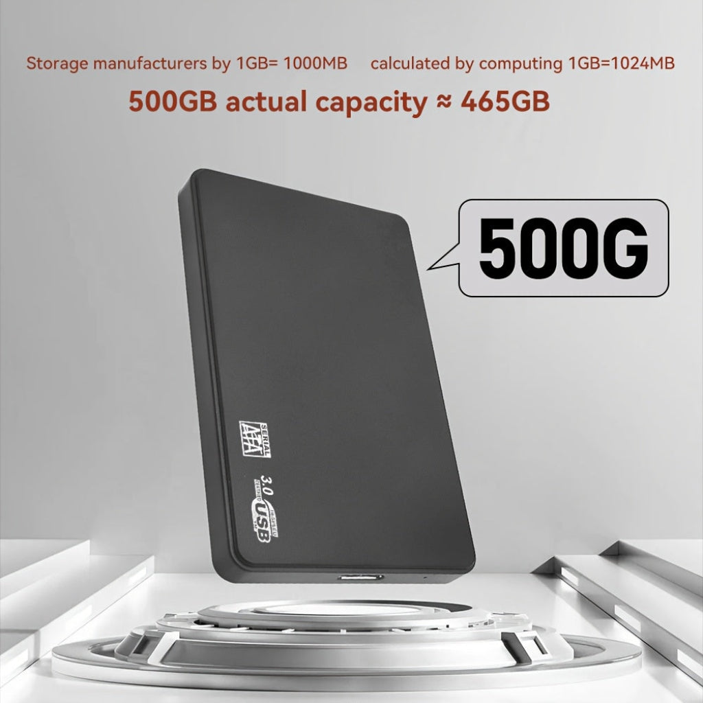 Portable SSD External Hard Drive with Slim Design & USB Connectivity | Ideal for File Backup and Transfer 2