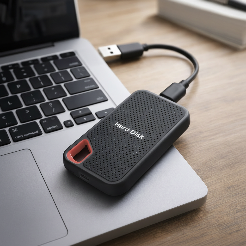 Portable SSD External Hard Drive with USB-C Connection | Compact & Durable Design for Fast File Transfers 2