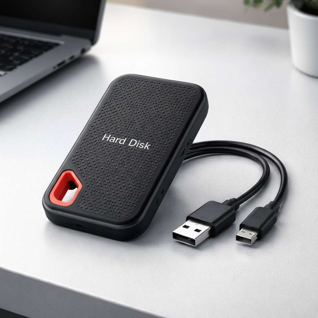 Portable SSD External Hard Drive with USB-C Connection | Compact & Durable Design for Fast File Transfers 3