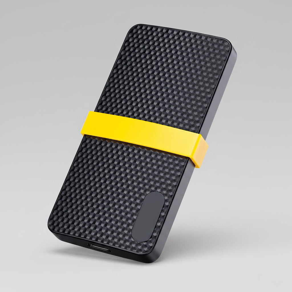 Portable SSD External Hard Drive with USB 3.1 & Type C Connection | Compact Storage Solution for Quick File Access