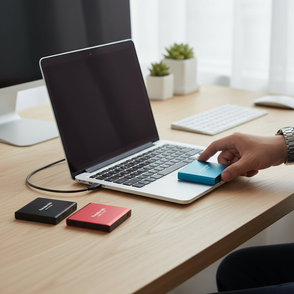 Portable SSD | 128GB External Hard Drive with USB 3.1 Speed | Compact Storage for Fast Data Transfer 3