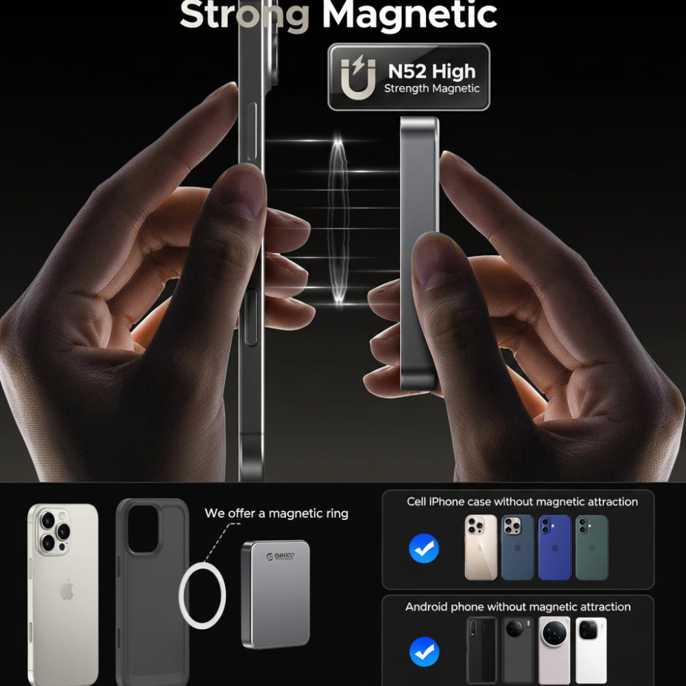 Portable SSD | External Hard Drive with Magnetic Design for Fast File Transfers 1