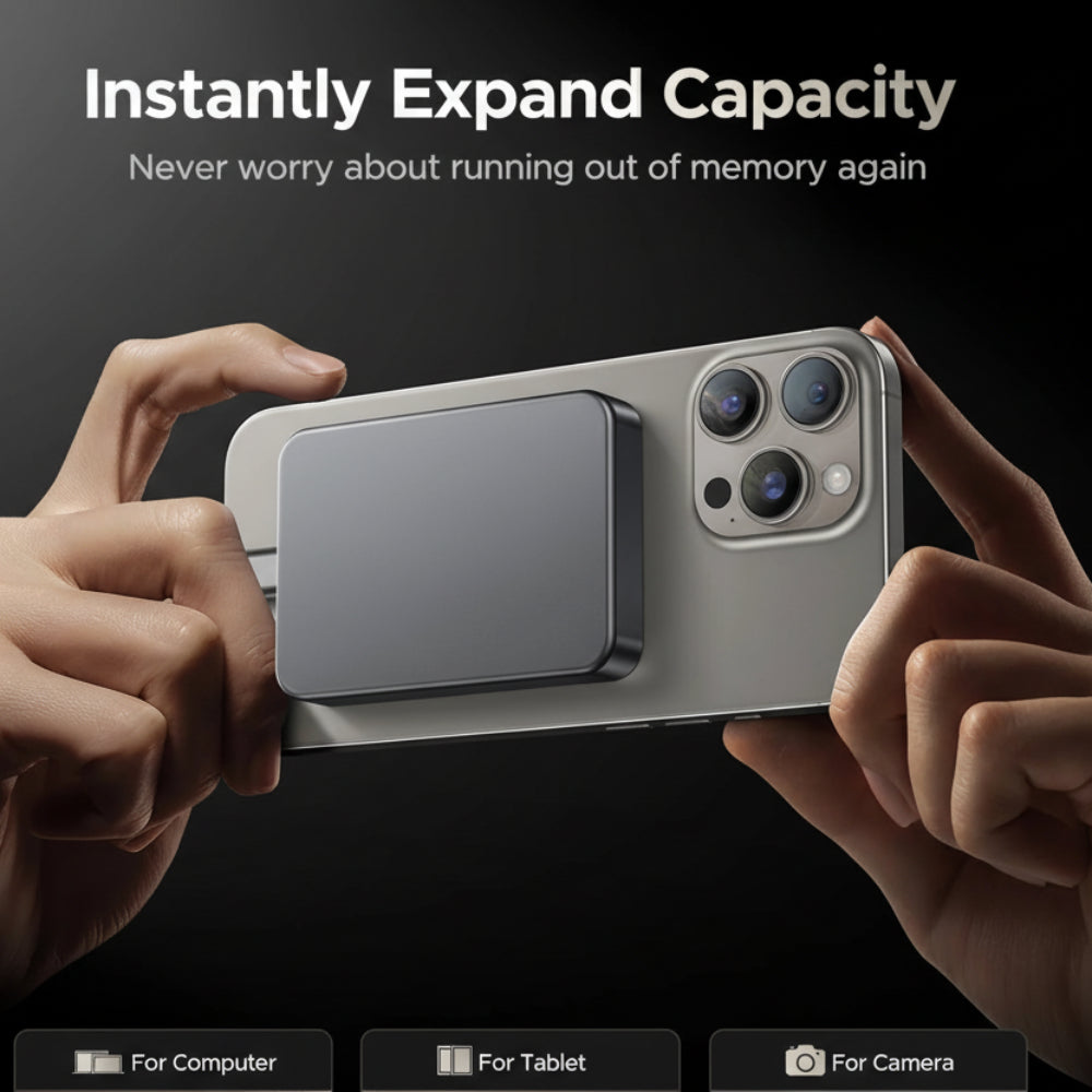 Portable SSD | External Hard Drive with Magnetic Design for Fast File Transfers 3