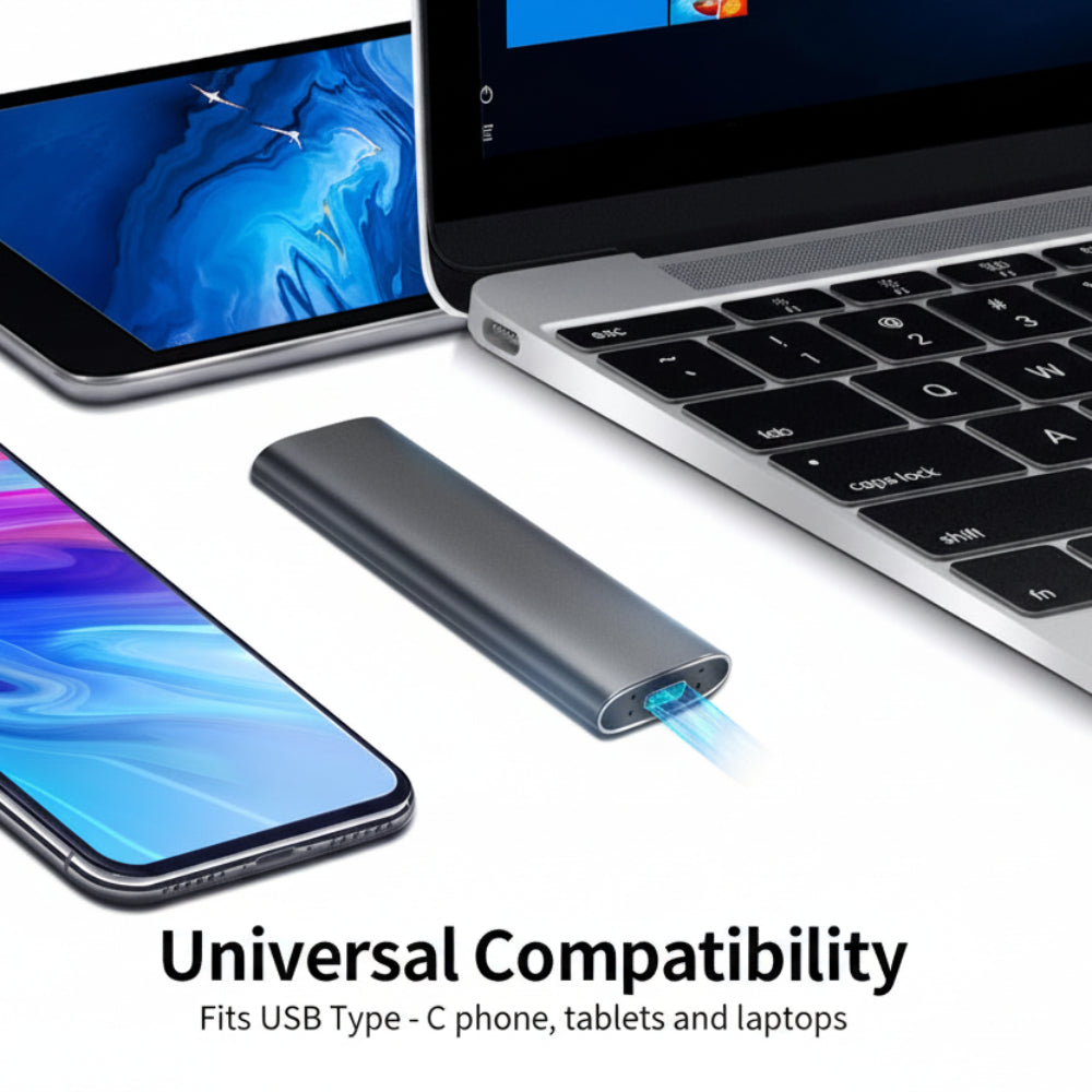 Portable SSD | External Hard Drive with USB 3.0 & 550MB/s Speed | Compact Storage for Quick Data Access 3