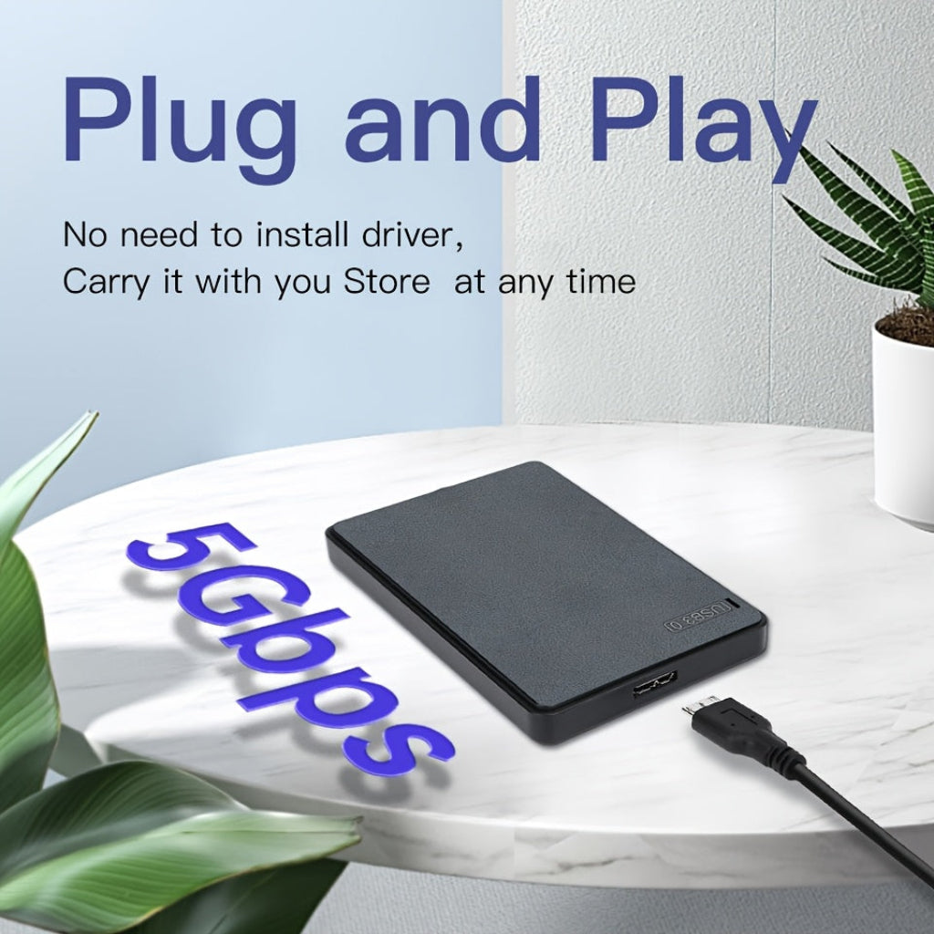 Portable SSD | External Hard Drive with USB 3.0 for Fast File Backup | Slim Design for Easy Portability 4
