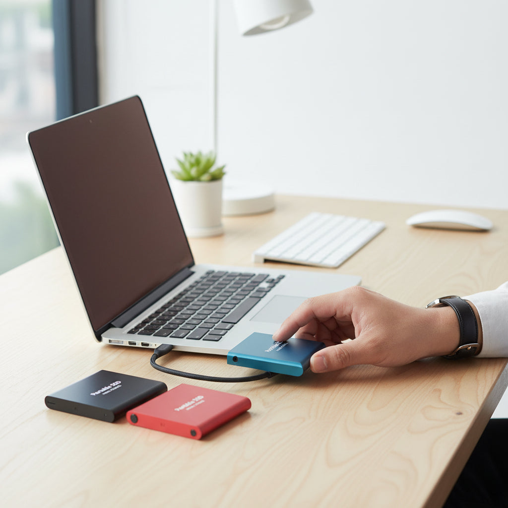 Portable SSD | High-Speed External Storage Device with 128GB Capacity | Compact Design for On-the-Go File Access 0