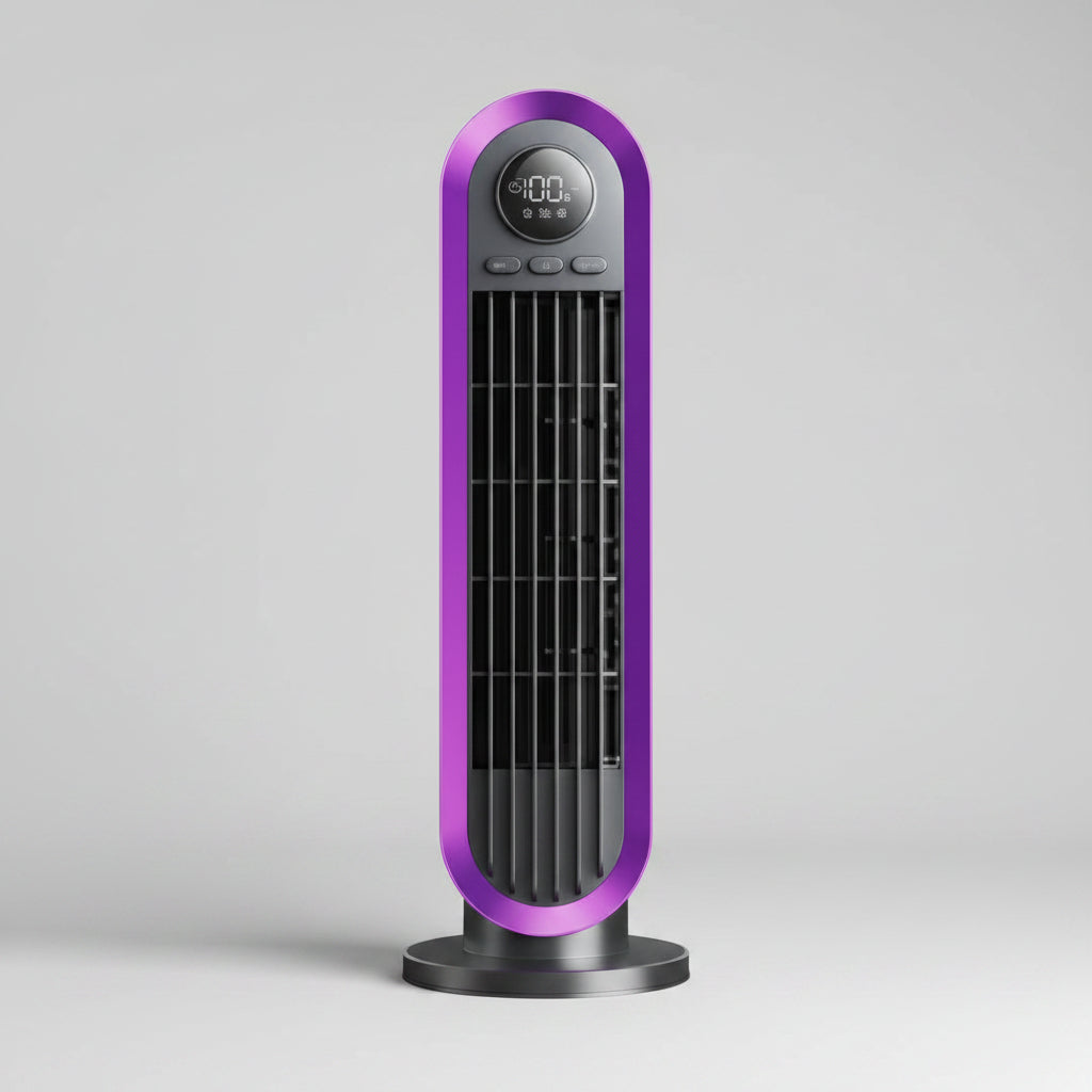 Portable Tower Fan | Bladeless Oscillating Fan with Remote Control | Space-Saving Design for Energy-Efficient Cooling 3