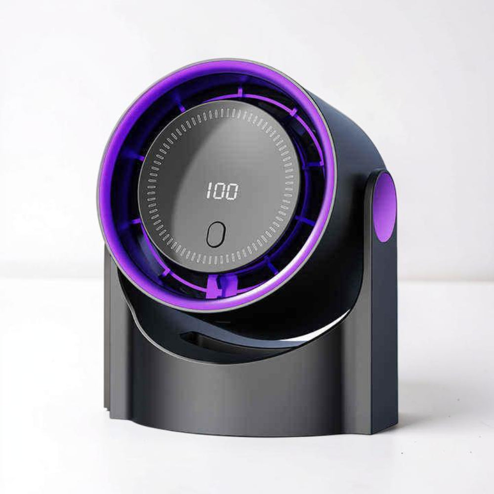 Portable USB Desk Fan | Adjustable Airflow & Swing Movement for Personal Cooling