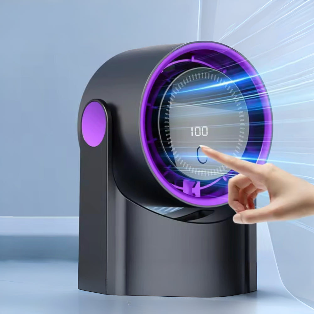 Portable USB Desk Fan | Adjustable Airflow & Swing Movement for Personal Cooling 3