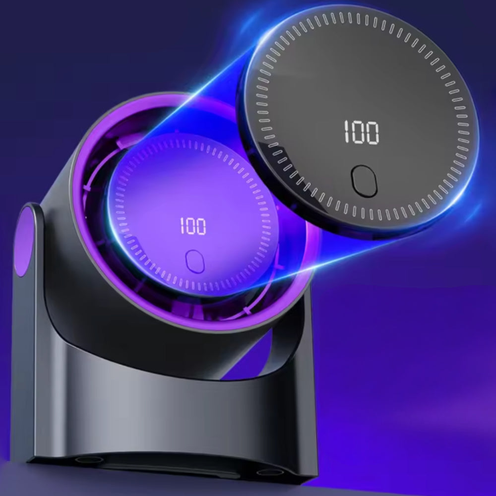 Portable USB Desk Fan | Adjustable Airflow & Swing Movement for Personal Cooling 4