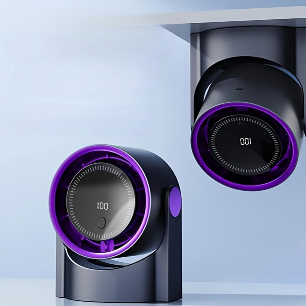 Portable USB Desk Fan | Adjustable Airflow & Swing Movement for Personal Cooling 5