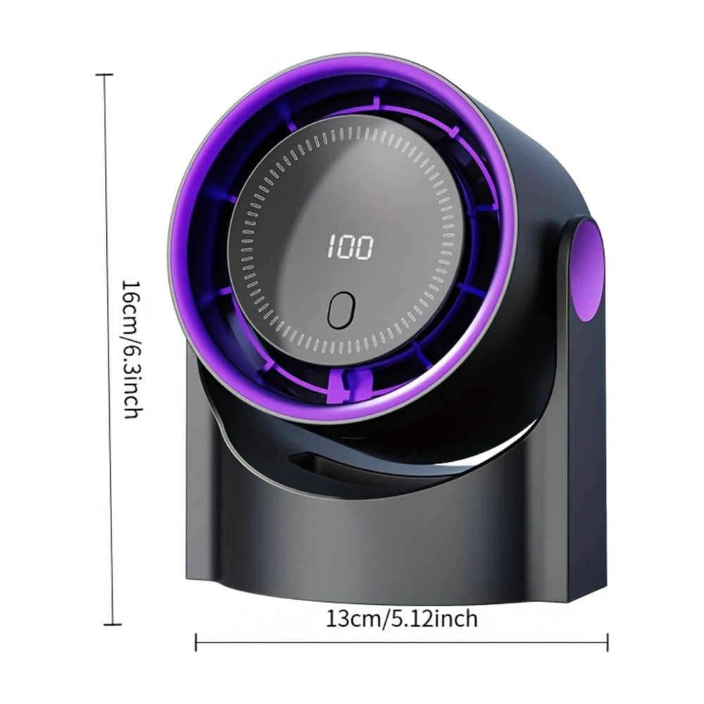 Portable USB Desk Fan | Adjustable Airflow & Swing Movement for Personal Cooling 6