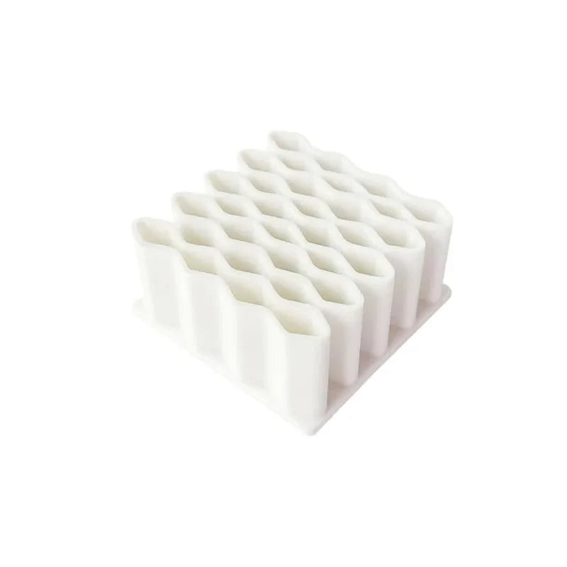 Desk Organiser for Makeup and Skincare, Honeycomb Cosmetic Organiser with Compartments – image 4