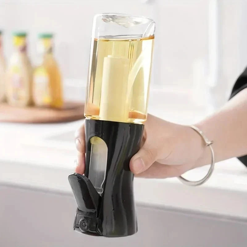 Oil Sprayer Bottle for Cooking, Olive Oil Sprayer with Anti Drip Fan Nozzle, Oil Dispenser for Grilling and Baking