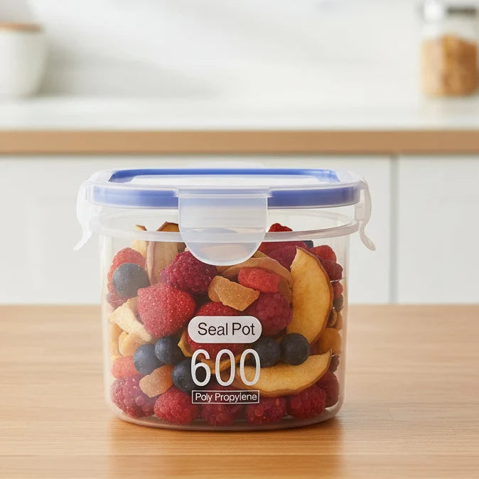 Airtight Food Storage Containers, Airtight Storage Container for Cereal and Dry Food, Kitchen Storage 600 to 1500 ml