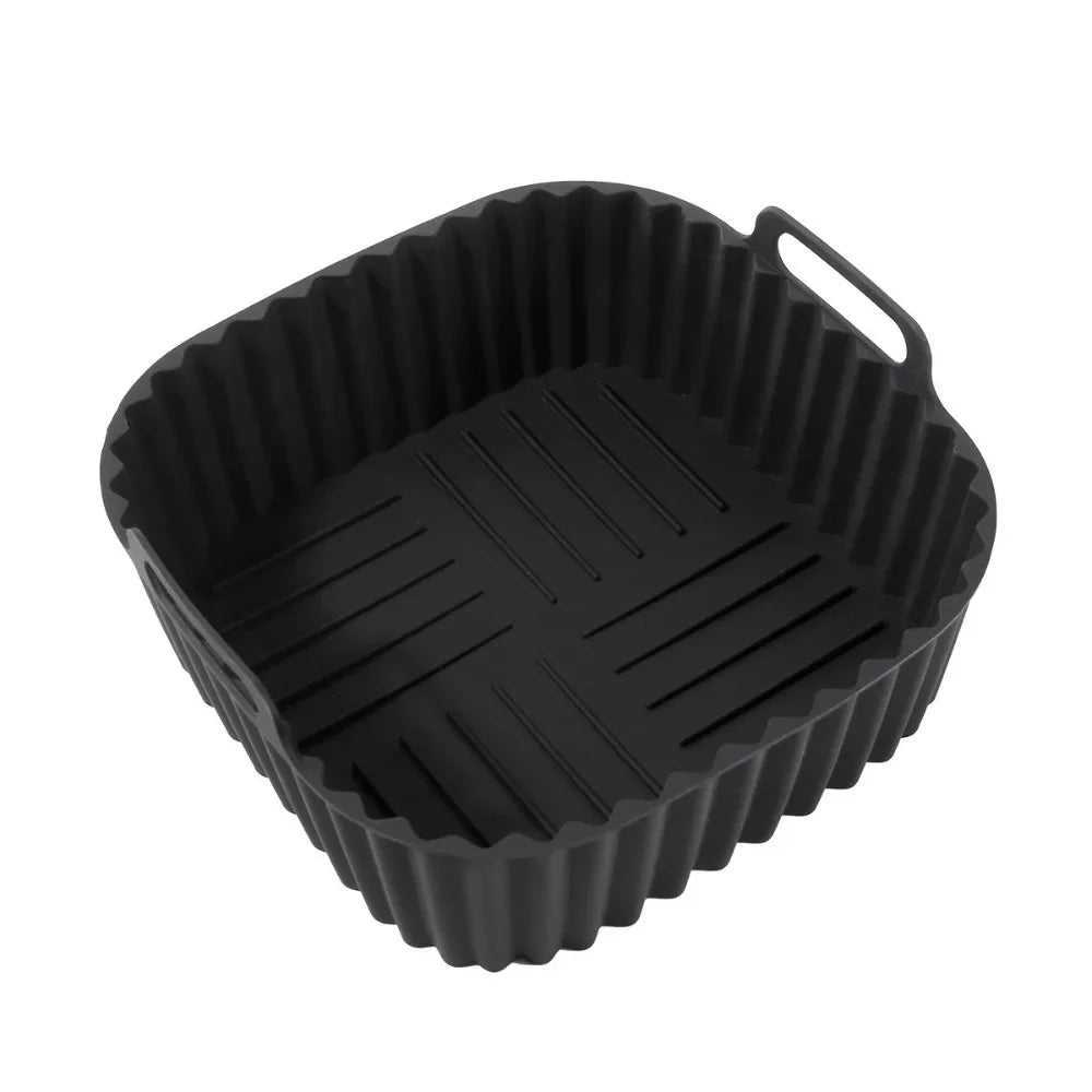 Square Air Fryer Liners 2 Pack, Silicone Air Fryer Liner for Oven – image 7