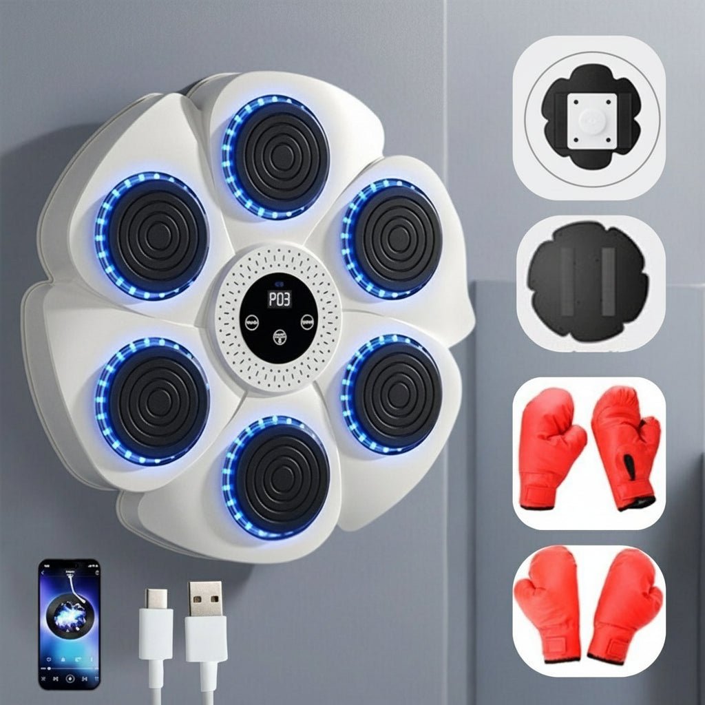 Music Boxing Machine with Bluetooth and RGB Lighting – image 6