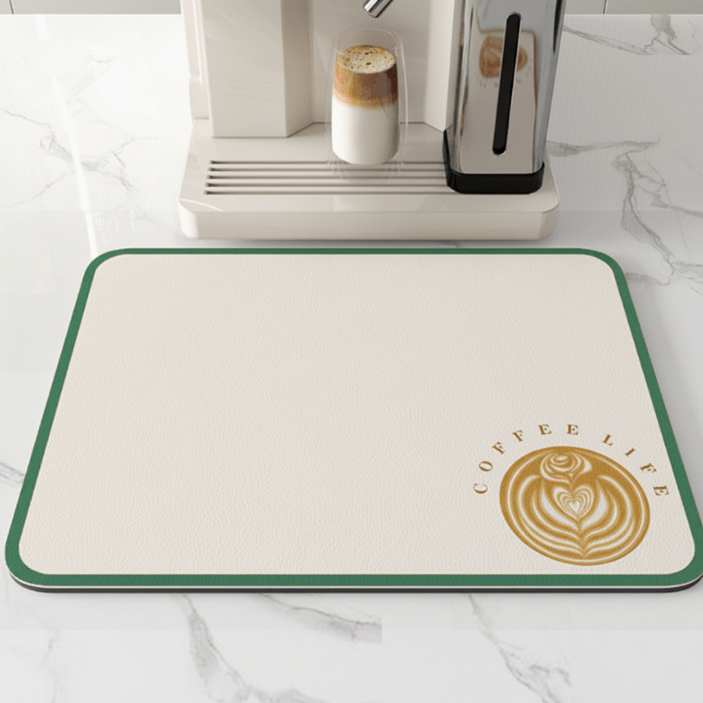 Dish Drying Mat, Absorbent Dish Drainer Mat for Dishes and Glasses – image 12