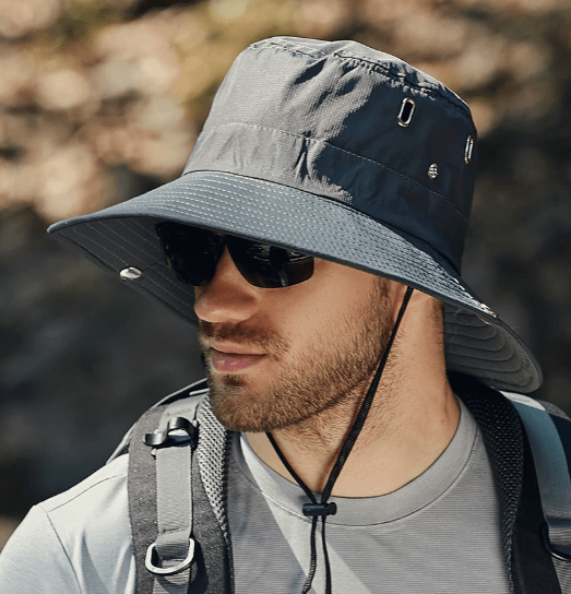 Sun Hat with UV Protection, Wide Brim Hat for Hiking and Camping, Foldable Summer Hat for Fishing_05