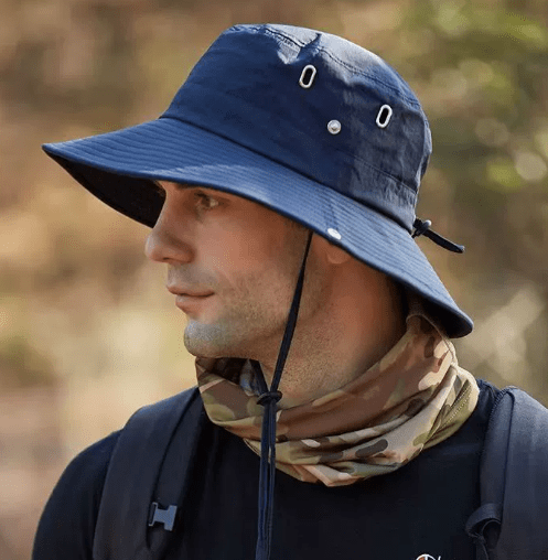 Sun Hat with UV Protection, Wide Brim Hat for Hiking and Camping, Foldable Summer Hat for Fishing_03