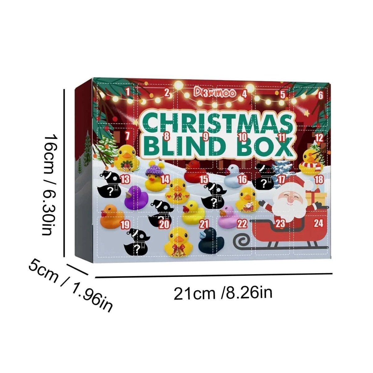Advent Calendar with 24 Rubber Ducks, Squeaky Duck Advent Calendar – image 7