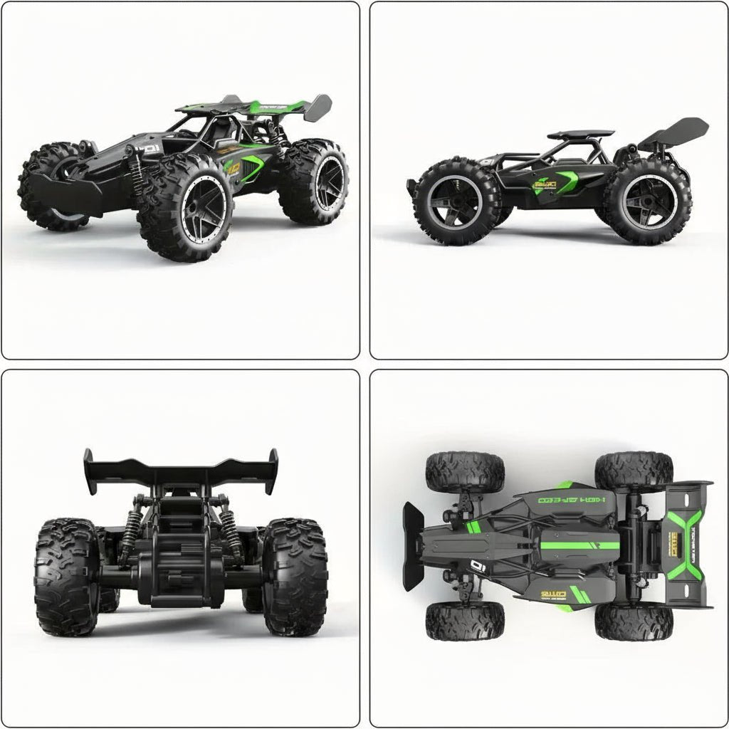 RC Truck Off Road, Electric Remote Control Car with Suspension and Rubber Tyres, Radio Controlled Car up to 15 km/h_03