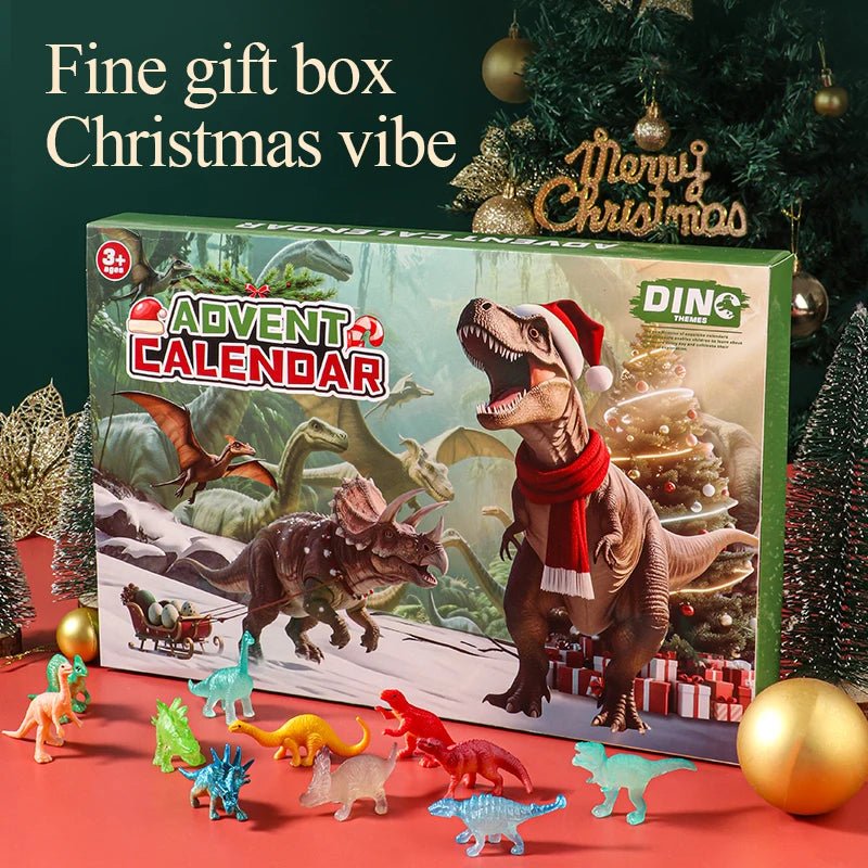 Kids Advent Calendar with 24 Dinosaur Toys, Christmas Countdown with Dinosaur Fossils, Dino Stocking Filler_04