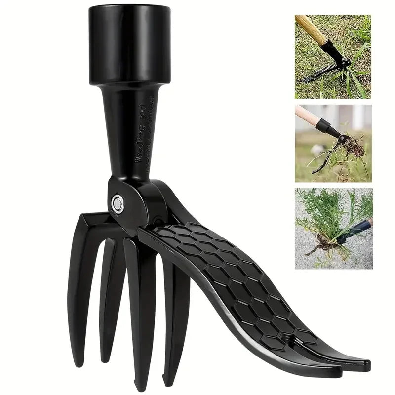 Weed Removal Tool, Long Handled Weed Puller 122 cm, Stand Up Weeding Tool for Lawn and Flower Beds_06