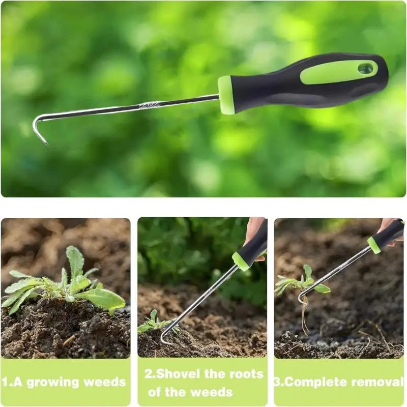 Weed Removal Tool, Stand Up Weed Puller with Long Handle