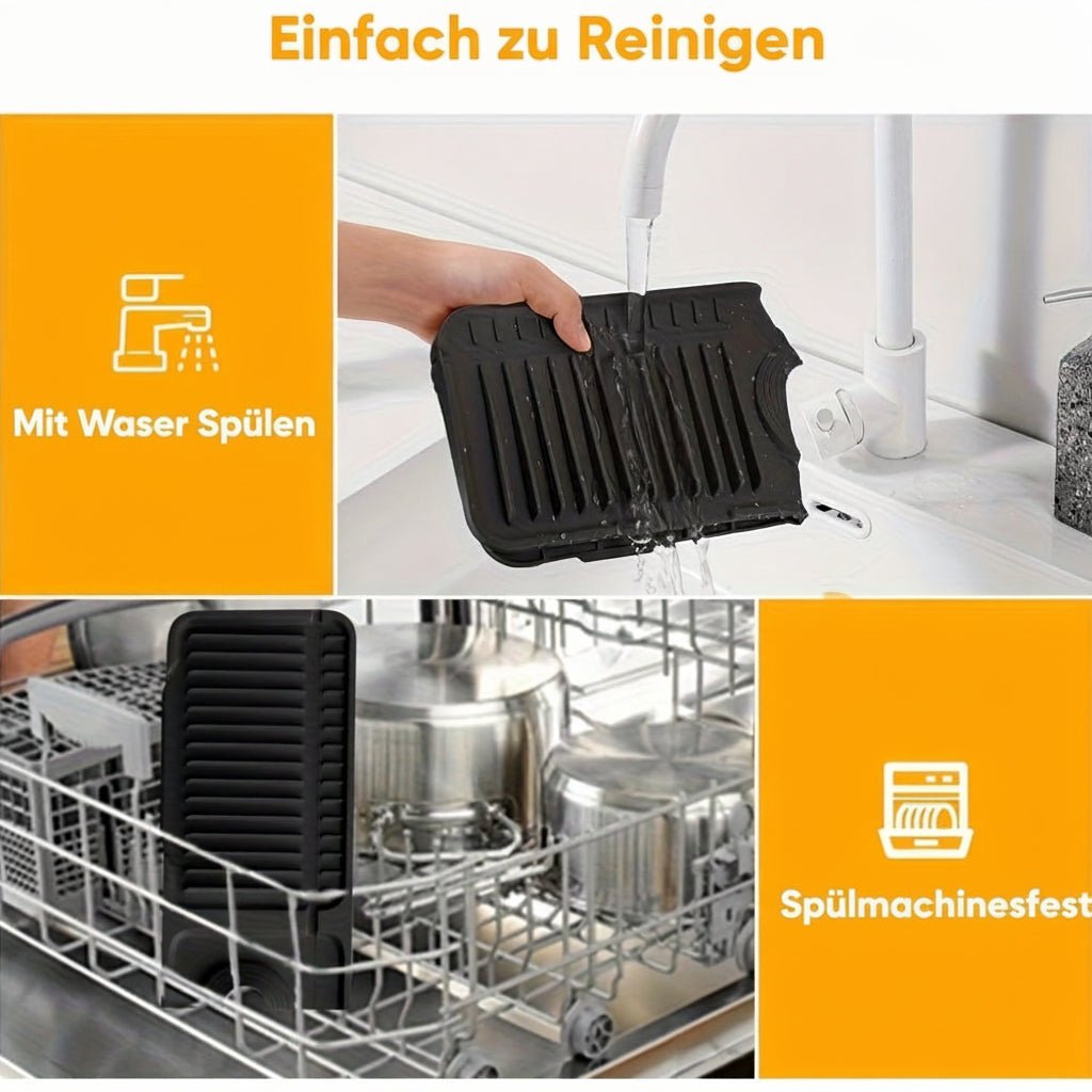 Sink Splash Guard with Quick Drainage – image 7