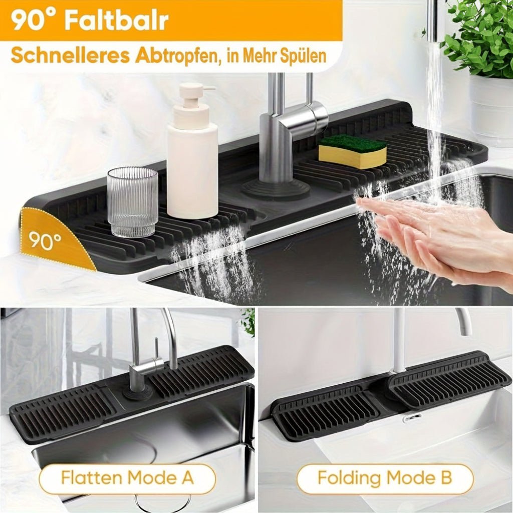 Kitchen Sink Mat with Drain Grooves – image 8