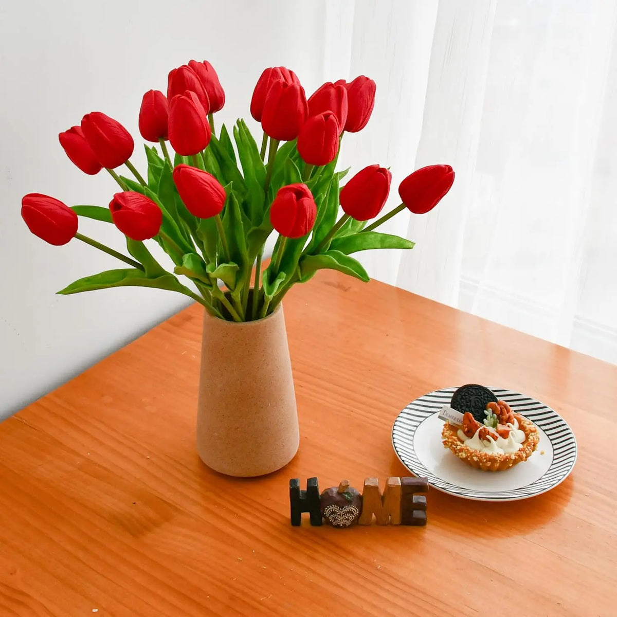 Real Touch Artificial Tulips, Faux Tulips Set of 10 or 30 – image 7