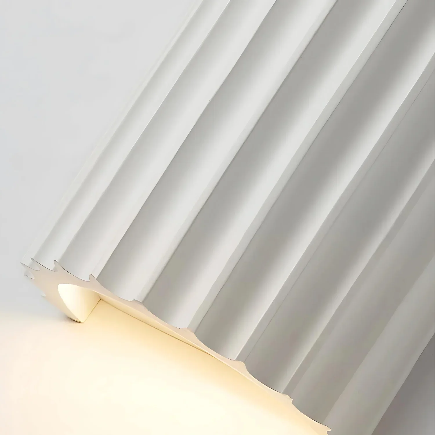 ResinWave | Modern Adjustable LED Wall Sconce with Striped Design 3