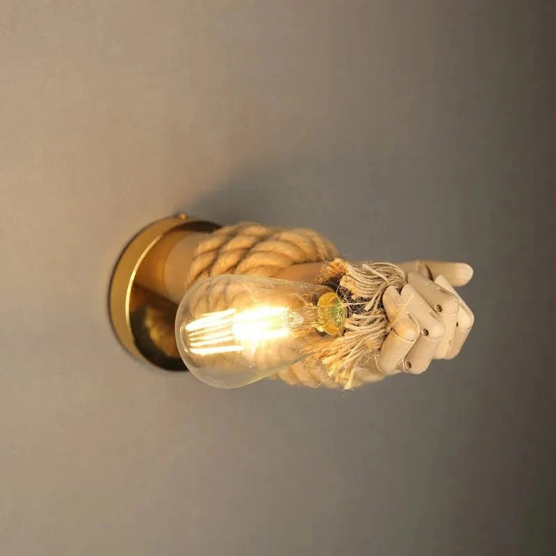 Wall Lights Indoor, Modern Living Room Wall Light, Retro Industrial Wall Sconce Light with Hemp Rope for Dining Room_01