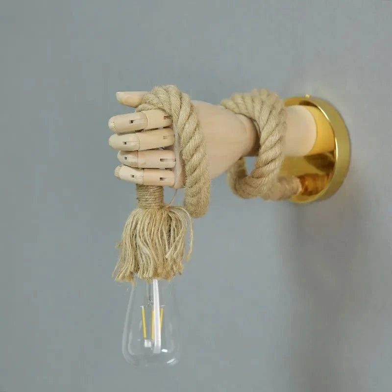 Wall Lights Indoor, Modern Living Room Wall Light, Retro Industrial Wall Sconce Light with Hemp Rope for Dining Room_03