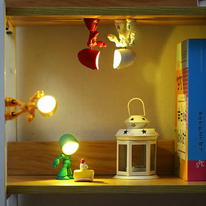 RoboGlow Desk Lamp | Battery Operated, Compact Nightstand Light 2