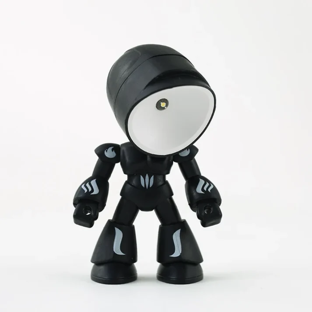 RoboGlow Desk Lamp | Battery Operated, Compact Nightstand Light 8