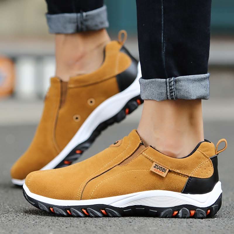 Mens Walking Shoes, Hiking Shoes with Anti Slip Rubber Sole, Slip On Mens Trainers for Outdoor and Holidays_03