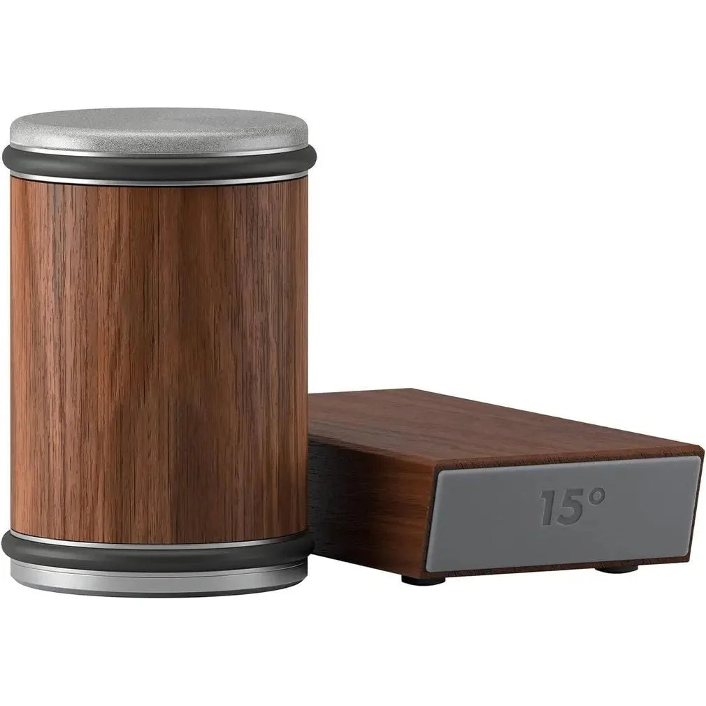 Knife Sharpeners, Rolling Knife Sharpener with Diamond Sharpening Stone, Kitchen Knife Sharpener with Wooden Platform_08