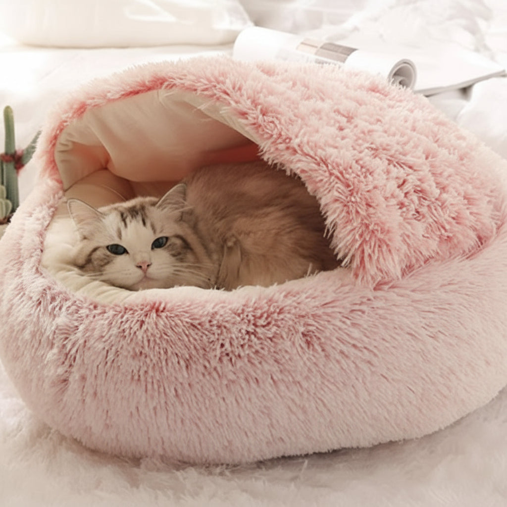 Small Dog Bed 40 cm or 50 cm, Cat Beds with Non Slip Base, Plush Dog Basket, Puppy Bed Washable on Gentle Cycle_05