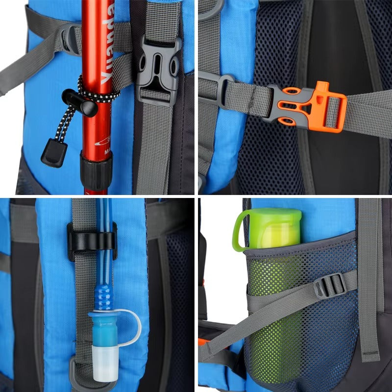 Rugged Adventure | 70L Waterproof Travel Backpack with Tactical Design | Smart Organization for Outdoor Enthusiasts 7