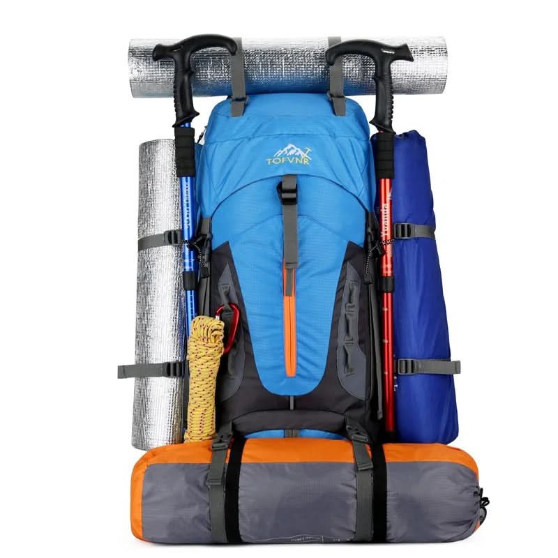 Rugged Adventure | 70L Waterproof Travel Backpack with Tactical Design | Smart Organization for Outdoor Enthusiasts 8