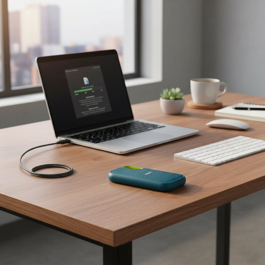 Rugged Portable SSD | External Hard Drive with Compact Design | Versatile Storage for Everyday Use