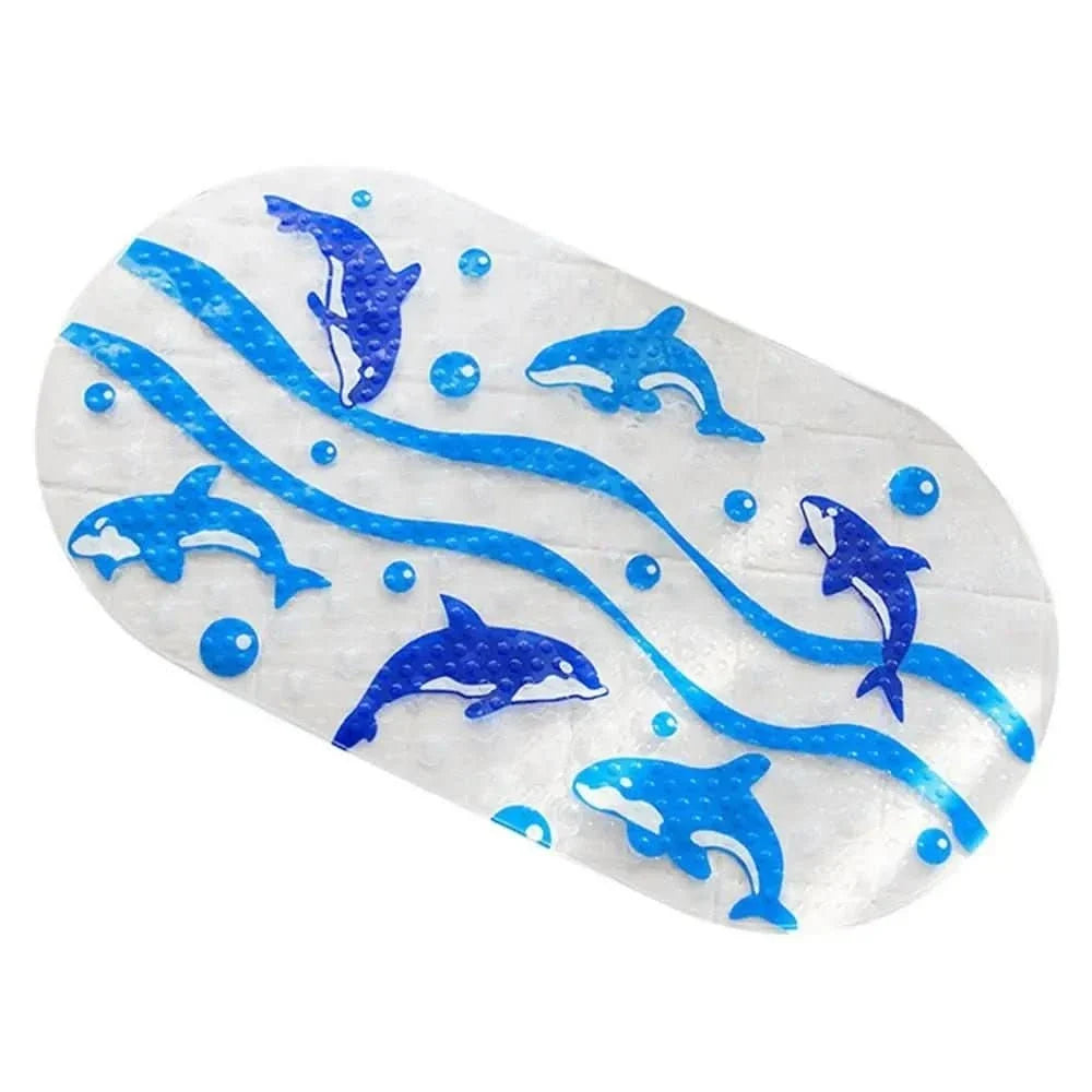 Bathtub Mat for Kids, Non Slip Bath Mat with Massage Texture, Kids Bath Mat with Animal Designs 38 x 69 cm_10