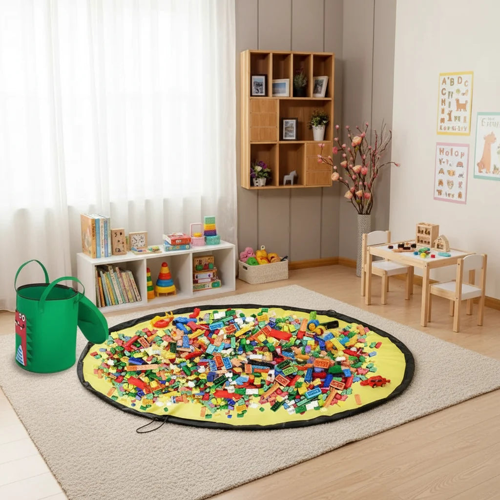 Felt Toy Storage Bag, Dustproof Kids Toy Storage for Nursery