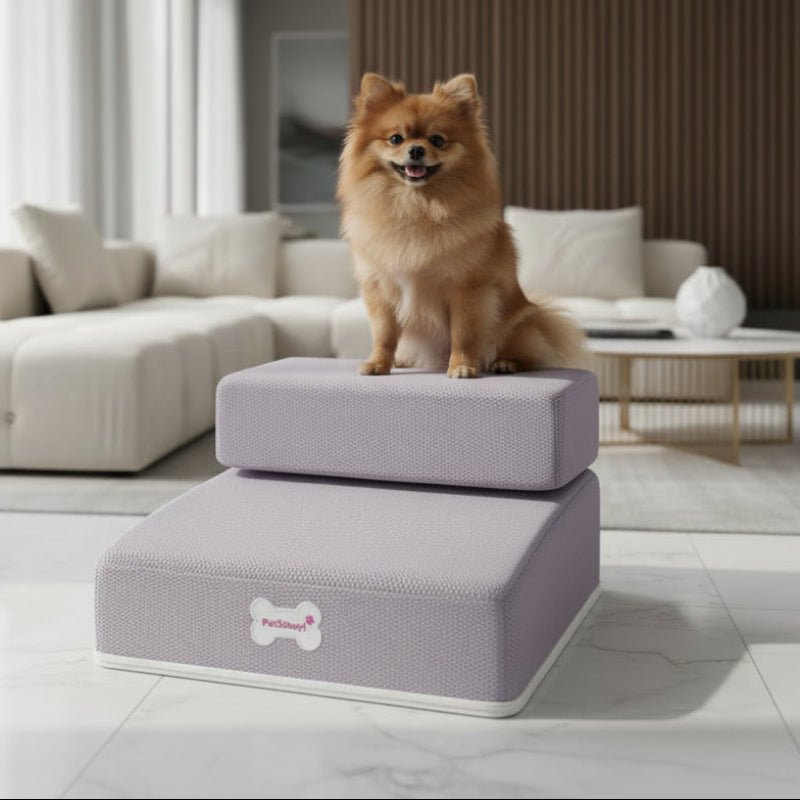 Dog Steps for Bed, Dog Sofa Steps, Dog Stairs with Washable Cover for Small Dogs and Cats