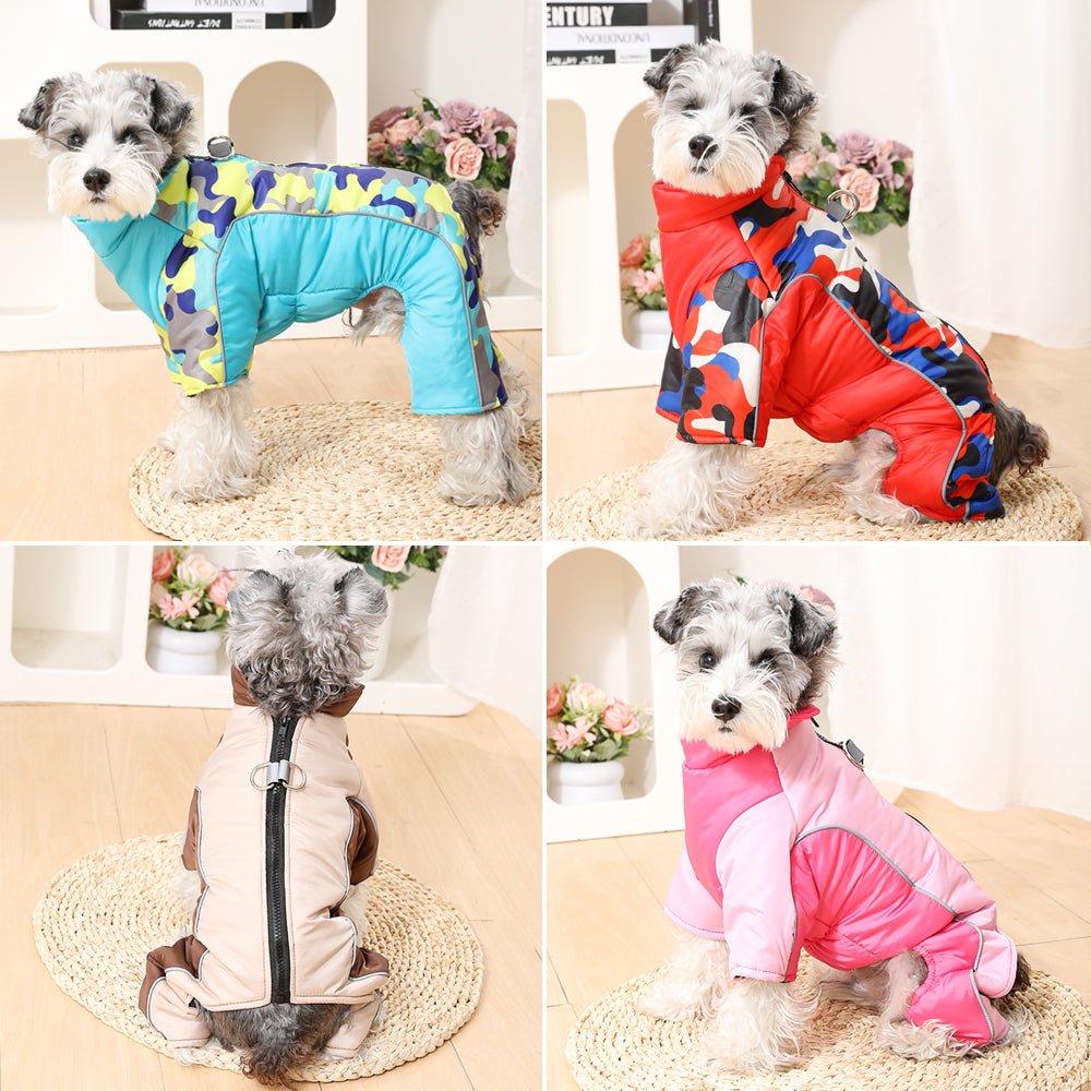 Dog Coat for Winter, Warm Winter Jacket for Dogs with Reflective Stripes, Water Repellent Dog Raincoat, Dog Clothes_03